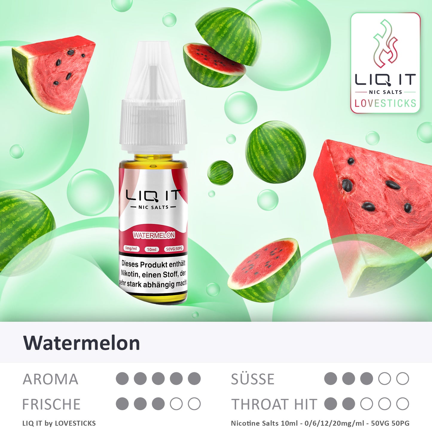 WATERMELON- LIQIT 0MG/ML ohne Nikotin