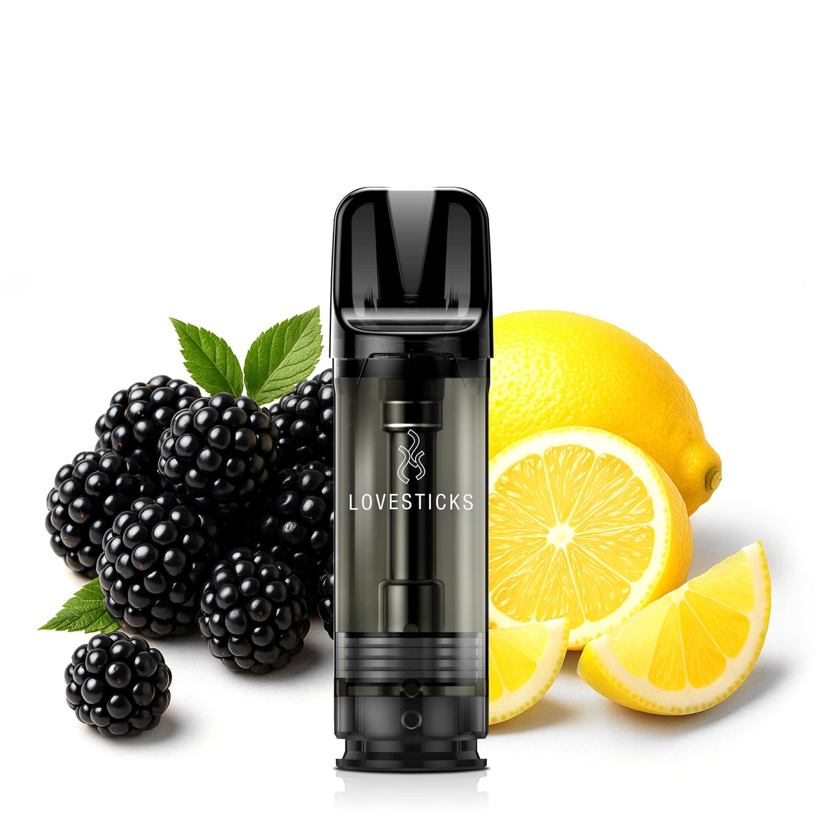 LUVA&CO Prefilled Pod Blueraspberry Lemon, einzelner Pod mit 20 mg/ml Nikotinsalz vor Brombeeren und Zitrone