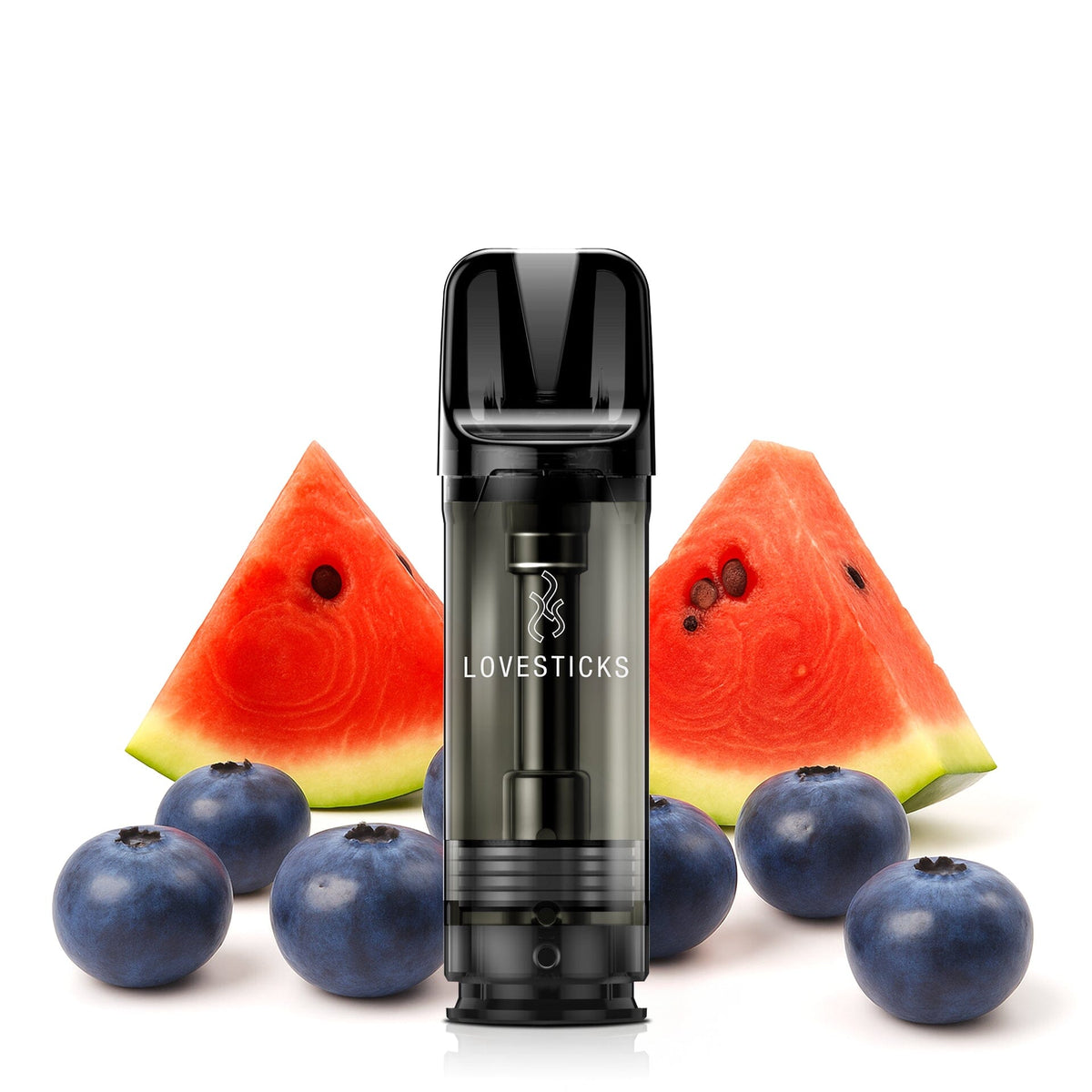 LUVA&CO Prefilled Pod Blueberry Watermelon, einzelner Pod mit 20 mg/ml Nikotinsalz vor Wassermelone und Heidelbeeren