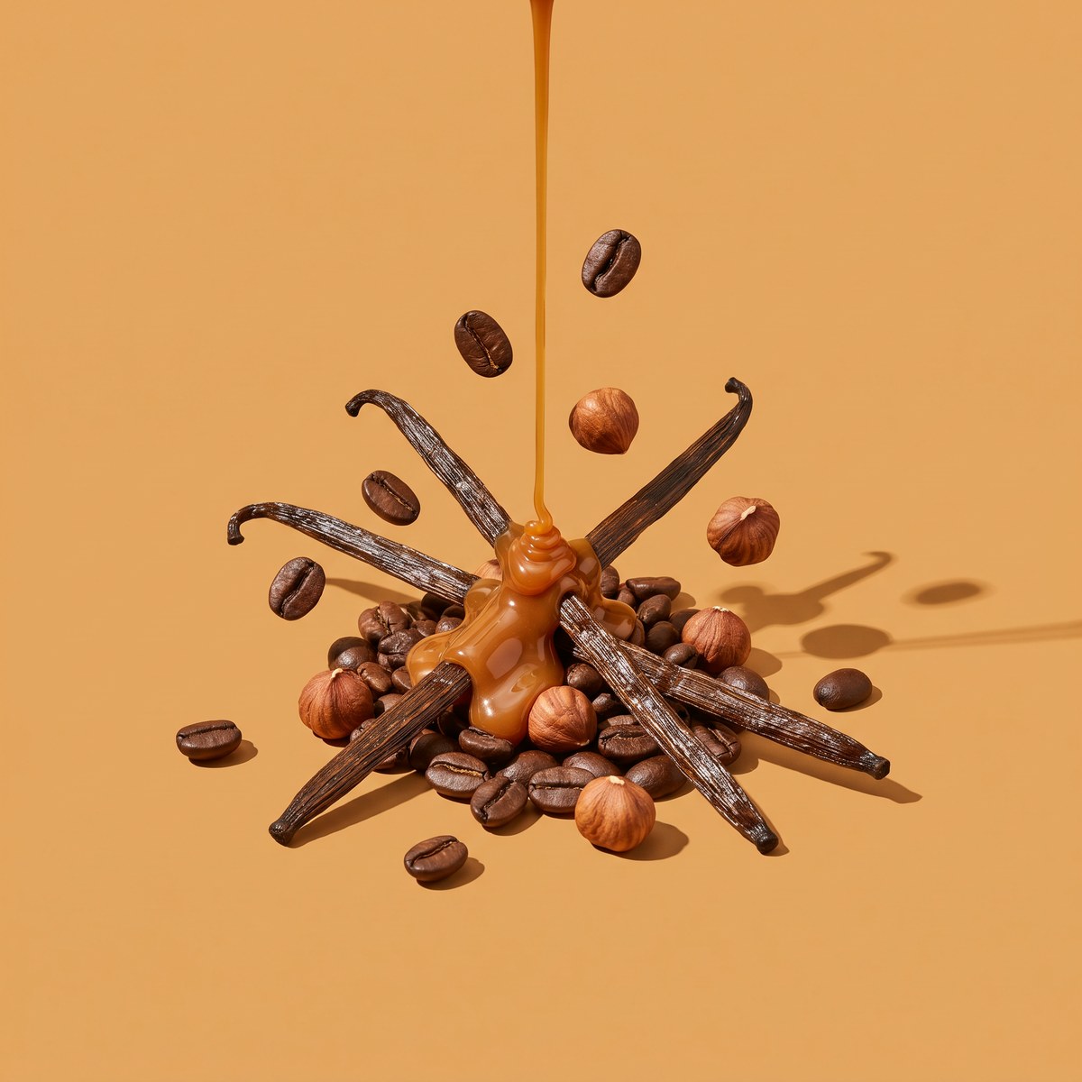 Früchte und Zutaten zur Geschmacksrichtung Dessert & Getränke
